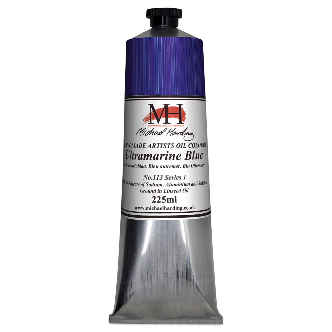 Michael Harding Artists Oil Color - Ultramarine Blue, 225 ml tube